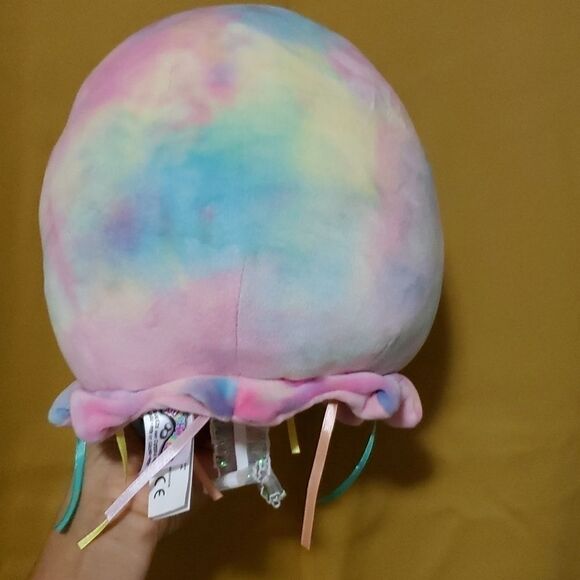 𝅺squishmallows 2021 Tie Dye Jellyfish Janet 8 inch new with tags - Picture 2 of 5